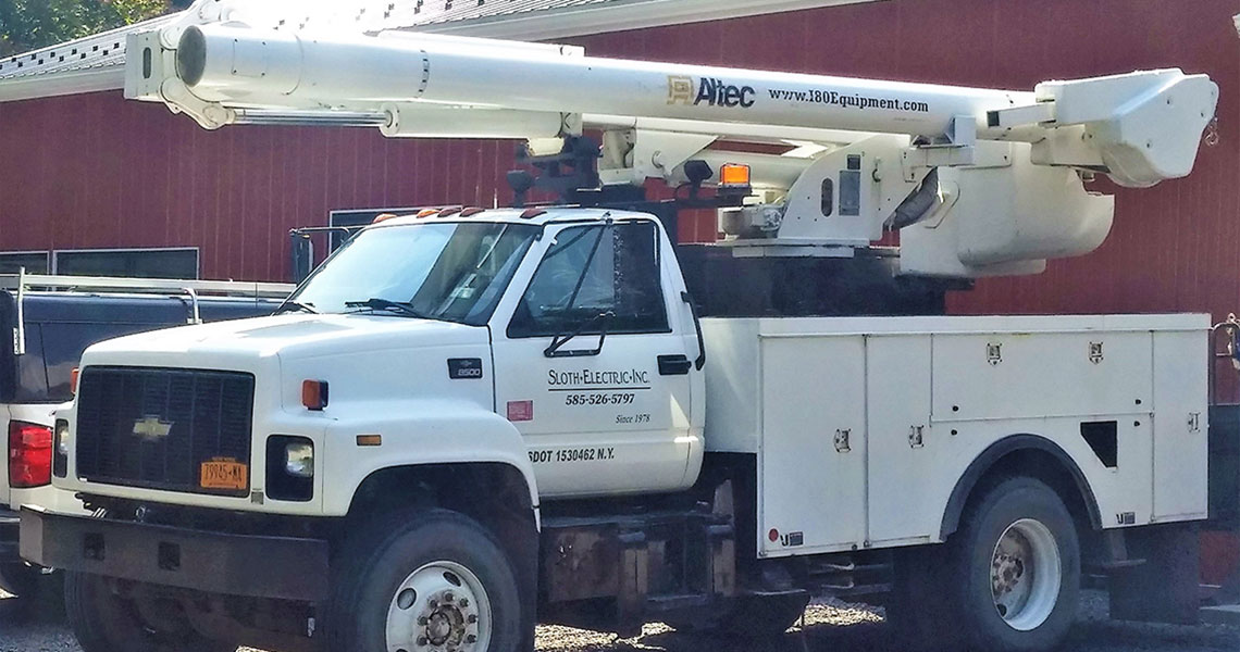Insulated Bucket Truck - Commercial Electrical Contractor